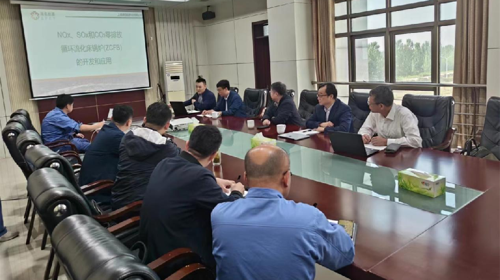上海德侔公司来化工基地开展技术交流活动