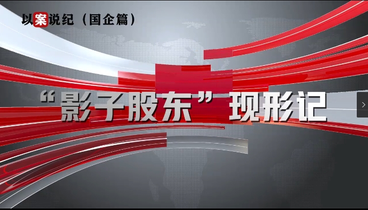 以案说纪（国企篇）：“影子股东”现形记